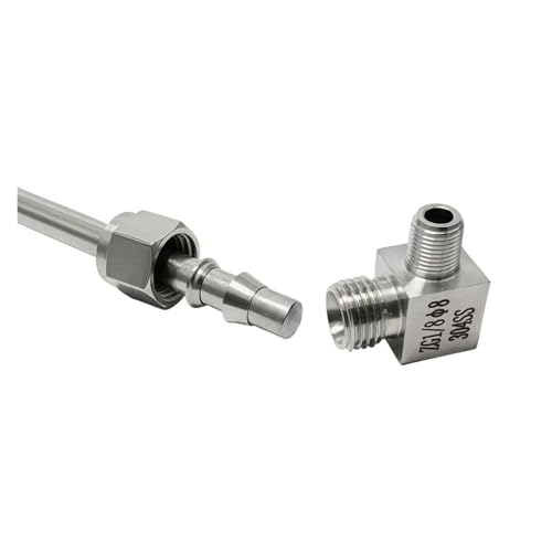 304 SS Edelstahl Männlichen Ellenbogen Doppel Aderendhülsen 6mm 8mm 10mm 12mm Rohr OD zu 1/8 "1/4" 3/8 "1/2" NPT Männlichen Gewinde Anschluss(8mm,3-8 NPT Male Thread) von xiaopang