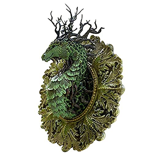 xiaoquexing Wald Drachenharz Figuren, Langlebige Wald Drachen Dekoration, Tisch Kleine Drachen Dekoration, Kreative Desktop Harz Zimmer Dekor, Drachenstatue Harz Dekor Tischzubehör von xiaoquexing