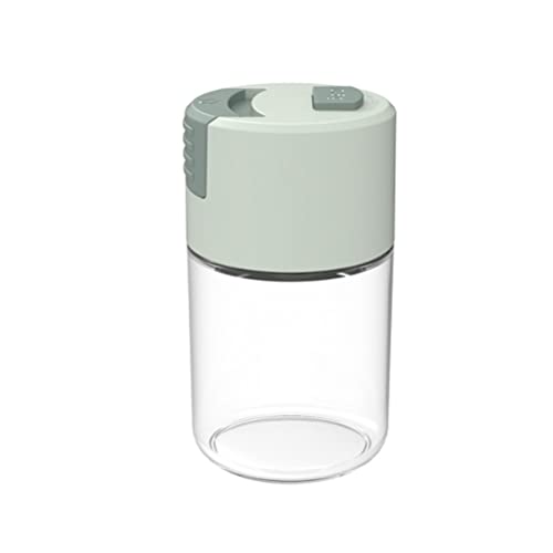 Hahepo Gewürzgläser, feuchtigkeitsdichte Salzflaschen 100 ml Kapazität Gewürzdosen Gewürzflaschen zur Verschiedene Gewürze Aufbewahrung Glas Set von xiaowang