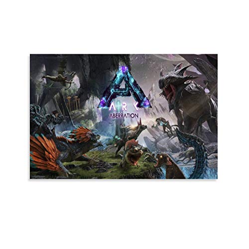 xiaoxiami Ark Survival Evolved Aberration Leinwand-Kunstposter und Wandkunstdruck, modernes Familienschlafzimmer, 60 x 90 cm von xiaoxiami