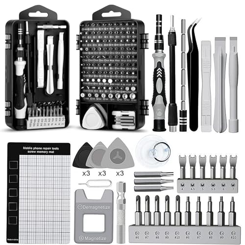 138 in 1 Feinmechaniker Schraubendreher Set,Reparatur Werkzeug Set,Präzisions Schraubendreher Set für Computer,PC,Uhr,Laptop,Brille,Kamera,iPad,iPhone von xiaoxiaozhijia