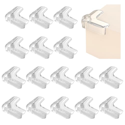 xiaoxiaozhijia Eckenschutz Kantenschutz Selbstklebend Kantenschutz 2 Formen Transparent Tischkantenschutz für Verschiedene Möbel (Transparent-aufgerüstet) von xiaoxiaozhijia