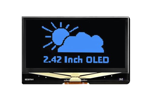 2.42inch OLED Display Module - 128x64 Resolution, SPI/I2C Communication, Compatible with Raspberry Pi/Arduino, SSD1309 Driver Chip (Blue) von xicoolee