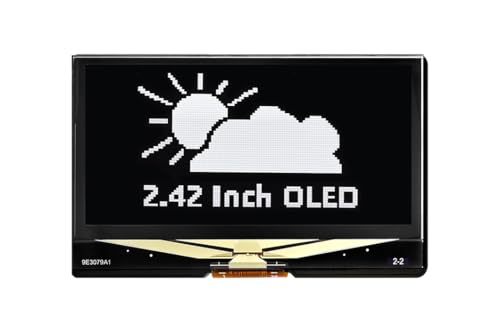 2.42inch OLED Display Module - 128x64 Resolution, SPI/I2C Communication, Compatible with Raspberry Pi/Arduino, SSD1309 Driver Chip (White) von xicoolee