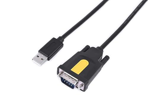 USB to RS232 Serial Data Cable Adapter, Compatible with Windows/Mac/Linux, Built-in CH340/PL2303/FT232 Driver Chips, Plug-and-Play, Aluminum Connectors,1.5M Length USB to RS232 Serial Data Cable Adapter, Compatible with Windows/Mac/Linux, Built-in CH340/PL2303/FT232 Driver Chips, Plug-and-Play, Aluminum Connectors,1.5M Length von xicoolee