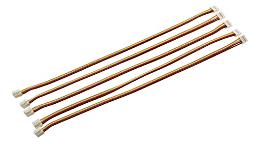 XICOOLEE 5PCS 4Pin Jumper Wire HY2.0mm Pitch, Grove - Universal 4 Pin Buckled 25cm Cable (5 PCs Pack) von xicoolee