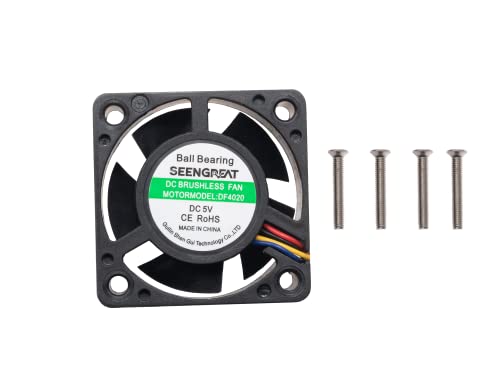 XICOOLEE DC5V Lüfter für Jetson Nano, 40 mm, PWM einstellbare Geschwindigkeit, 7500 U/min, Luftstrom, 4-poliger Stecker, kompatibel mit Einplatinencomputer und eingebettetem System XICOOLEE DC5V Lüfter für Jetson Nano, 40 mm, PWM einstellbare Geschwindigkeit, 7500 U/min, Luftstrom, 4-poliger Stecker, kompatibel mit Einplatinencomputer und eingebettetem System von xicoolee