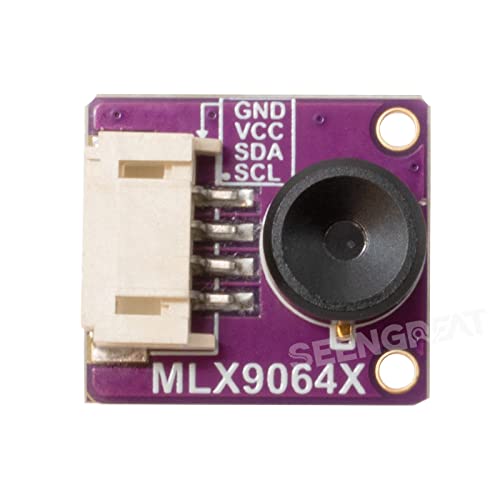 xicoolee Thermokamera MLX90640-D110 IR-Array-Wärmebildkamera, I2C-Schnittstelle, 32 x 24 Pixel, Infrarot-Array, 110-Grad-Sichtfeld von xicoolee