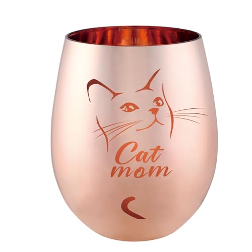 xilaxila Cat Mom Gifts - Funny Cat Lover Gifts for Women - Mothers Day Birthday Gifts for Mom - Cat Gifts for Cat Lovers - Cat Wine Glasses von xilaxila