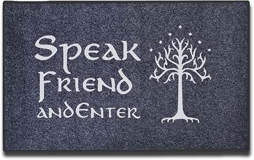 xinbai Fußmatte Speak Friend and Enter 40x60 cm Speak Friend and Enter Welcome Mat Lustige Fußmatte xinbai Fußmatte Speak Friend and Enter 40x60 cm Speak Friend and Enter Welcome Mat Lustige Fußmatte von xinbai