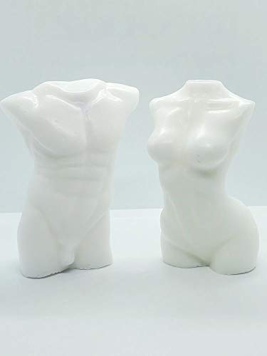 1 stück kreative menschliche körper Kerze körperförmige Art Kerzen Hause Wohnzimmer Party Dekoration Beine Kerze Ornamente handgemachte Handwerk (Color : Body White) von xinmeng