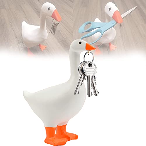 xinrongda Ente Magnetischer Schlüsselhalter, Kreative Schlüsselbrett Organizer, 3D Niedliche Tierfiguren Schlüsselhalter, Einweihungsgeschenke (gelb) von xinrongda