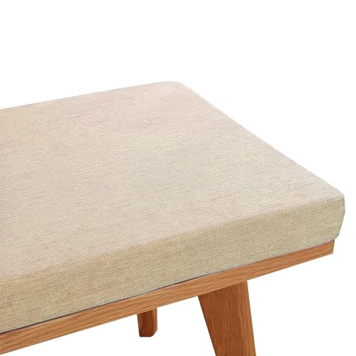 xinwanhong Sitzkissen Outdoor Stuhl, Sitzkissen Bank Gartenstuhl Bankauflage Bankkissen Sitzauflage Outdoor Kissen Waschbare Rutschfestes, Stuhlkissen für Terrasse Iinnen Fensterbank,Beige,75X30X3CM von xinwanhong