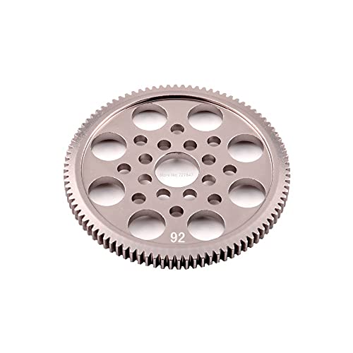 xinyuan Zahnrad Metall 48p Spornrad 9 2T 85T 80T. Ritzel 1. 8T 19T 20T 21T 22T 23T 24T 25T 26T Motorräder kompatibel mit Sakura R31 G31 SCX10 AX10 Traxxas. HPI. Gang (Color : 92T) von xinyuan
