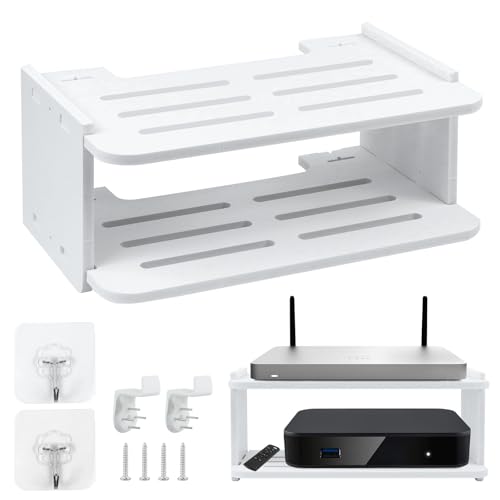 Router Box,Router Aufbewahrungsbox Wandhalterung,router Schrank,Schweberegale Set-Top-Box zur Aufbewahrung von Kameras, Grünanlagen, Ornamenten,Mobiltelefonen und Intelligenten Lautsprechern Router Box,Router Aufbewahrungsbox Wandhalterung,router Schrank,Schweberegale Set-Top-Box zur Aufbewahrung von Kameras, Grünanlagen, Ornamenten,Mobiltelefonen und Intelligenten Lautsprechern von xiruiubao
