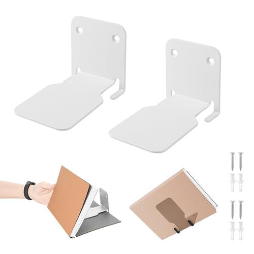 xiruiubao Unsichtbares Bücherregal Schwebendes Buchhalter Wand - 2 Stück Edelstahl Mehrzweck Schwimmendes Regale für Bücher mit Versteckter Halterung für Zuhause Büro Klassenzimmer Bibliothek von xiruiubao