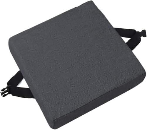 Rutschfeste Stuhl-Sitzpolster mit Bändern, bequeme Kissen für Esszimmer, Küche, Büro und Gartenstühle, mehrere (O1, 28 x 28 x 8 cm) von xitoio