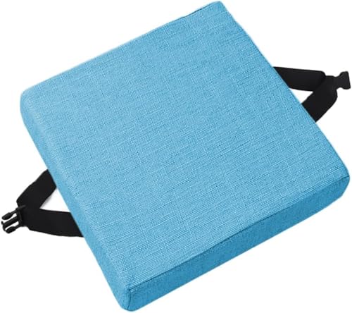 Rutschfeste Stuhl-Sitzpolster mit Bändern, bequeme Kissen für Esszimmer, Küche, Büro und Gartenstühle, mehrfarbig (O5, 40 x 40 x 5 cm) von xitoio