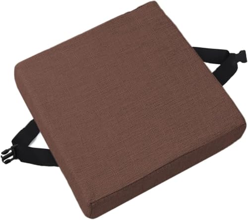 Rutschfeste Stuhl-Sitzpolster mit Bändern, bequeme Kissen für Esszimmer, Küche, Büro und Gartenstühle, mehrfarbig (O6, 30 x 30 x 3 cm) von xitoio