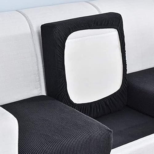 xitoio Rutschfester Stretch-Sofabezug für L/U-förmige Sofas, passend für 1/2/3/4-Sitzer, Couchkissenschutz (#2, 1-Sitzer, X (65-95 cm) von xitoio