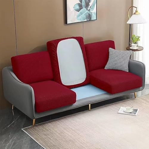 xitoio Rutschfester Stretch-Sofabezug für L/U-förmige Sofas, passend für 1/2/3/4-Sitzer, Couchkissenschutz (#6, 1-Sitzer (50–63 cm) von xitoio