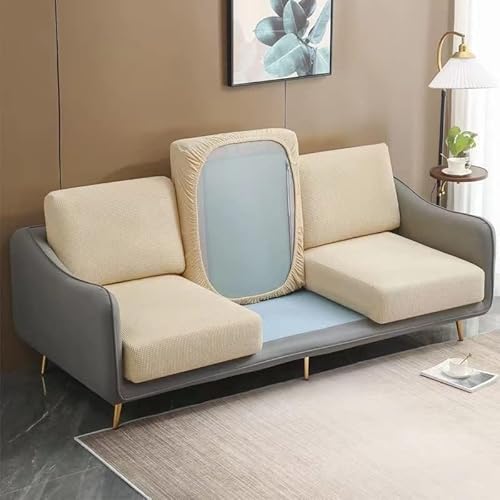 xitoio Rutschfester Stretch-Sofabezug für L/U-förmige Sofas, passend für 1/2/3/4-Sitzer, Couchkissenschutz (#7, 3 Sitze (150–190 cm) von xitoio