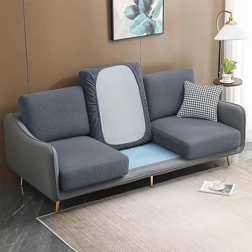 xitoio Rutschfester Stretch-Sofabezug für L/U-förmige Sofas, passend für 1/2/3/4-Sitzer, Couchkissenschutz (#8, 3-Sitzer, X (135–165 cm) von xitoio