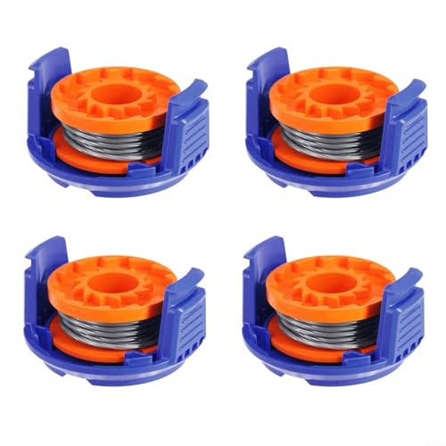 xitoio Trimmer-Ersatzspulen mit Spulenabdeckung, kompatibel mit MacAllister MGTP18Li 1,5 mm Durchmesser, 2,5 m Länge, 4 Stück xitoio Trimmer-Ersatzspulen mit Spulenabdeckung, kompatibel mit MacAllister MGTP18Li 1,5 mm Durchmesser, 2,5 m Länge, 4 Stück von xitoio