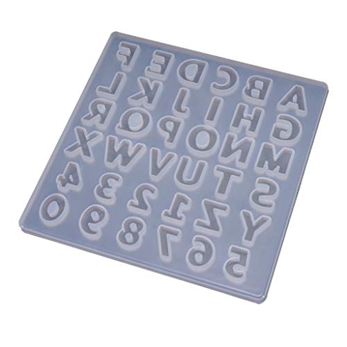 Xiuinserty Silikon-Formen Epoxidharz Digital Buchstaben Form Dekoration DIY Handwerk Formen Silikon Herstellung Zubehör von xiuinserty
