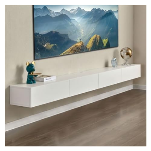 Fernsehschrank Moderner schwebender TV-Ständer mit 2 Schubladen und 2 Türen, 78,7''/86,6'' wandmontierte TV-Konsole, Unter-TV-Regal mit Stauraum for Wohnzimmer, Schlafzimmer, Weiß Fernsehständer(220*3 Fernsehschrank Moderner schwebender TV-Ständer mit 2 Schubladen und 2 Türen, 78,7''/86,6'' wandmontierte TV-Konsole, Unter-TV-Regal mit Stauraum for Wohnzimmer, Schlafzimmer, Weiß Fernsehständer(220*3 von xiuling4568