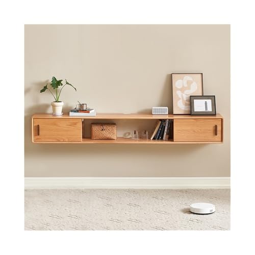 TV Schrank Hängend Schwebender TV-Ständer aus Eiche, wandmontierter TV-Schrank, Entertainment-Medienkonsole mit Schiebetüren, schwebendes TV-Regal for Wohnzimmer, Schlafzimmer Fernsehschrank(1600x250x TV Schrank Hängend Schwebender TV-Ständer aus Eiche, wandmontierter TV-Schrank, Entertainment-Medienkonsole mit Schiebetüren, schwebendes TV-Regal for Wohnzimmer, Schlafzimmer Fernsehschrank(1600x250x von xiuling4568