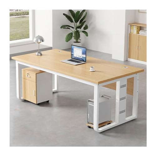 xiuling4568 Computertische Pc Tisch Desktop Einfache Moderne Büro Schreibtisch und Stuhl Kombination Büro Chef Tisch Personal Sitz Personal Schreibtisch Schreibtisch(140x80x74CM) von xiuling4568