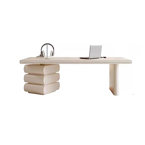 xiuling4568 PC Schreibtisch Luxus Stil Rock Slab Holz Schreibtisch High-End-Design Home Schreibtisch Kleiner Haushalt PC Schreibtisch Büro Boss Workstation PC Schreibtisch Büro Schreibtisch von xiuling4568