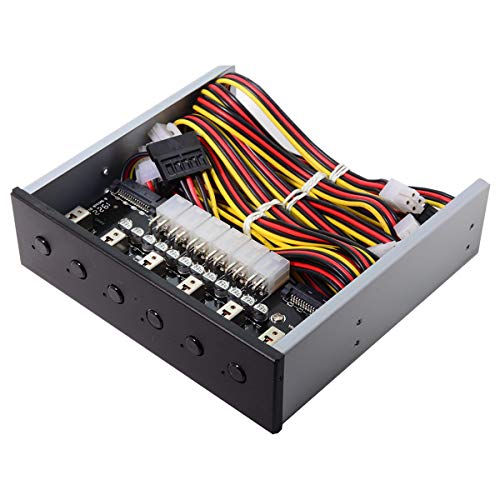 6 Hard Disk Control System Intelligent Control Management System HDD SSD Power Switch mit 5.25 CD-ROM Bay 6 Hard Disk Control System Intelligent Control Management System HDD SSD Power Switch mit 5.25 CD-ROM Bay von xiwai