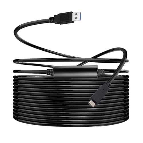 Xiwai USB-3.1-Typ-C-Stecker auf USB3.0-Typ-A-Stecker, Datenkabel GL3523, Repeater-Kabel für Tablet, Telefon und Festplatte, 8 m, 8 m von xiwai