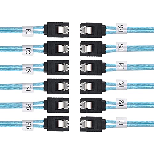 xiwai Intern 6 SATA 7pin auf 6 SATA 7pin Target SSD Festplatte 6Gbit/s Datenserver Raid-Kabel von xiwai