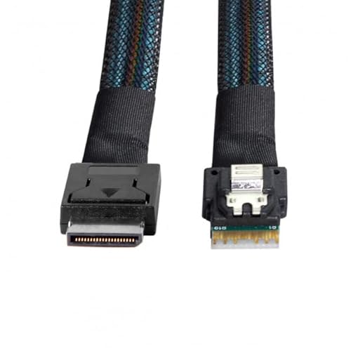 xiwai PCIe PCI-Express SFF-8611 4i OcuLink auf SFF-8654 Slimline SSD Daten Aktives Kabel 50cm von xiwai