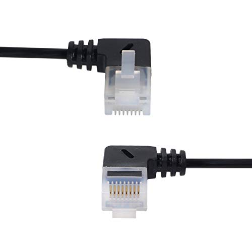 xiwai Ultra Slim Cat6 Ethernet Kabel RJ45 Links zu Rechts abgewinkelt 25cm UTP Netzwerkkabel Patchkabel 90 Grad Cat6a LAN für Laptop Router TV Box xiwai Ultra Slim Cat6 Ethernet Kabel RJ45 Links zu Rechts abgewinkelt 25cm UTP Netzwerkkabel Patchkabel 90 Grad Cat6a LAN für Laptop Router TV Box von xiwai