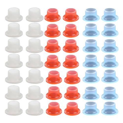 60PCS lecksichere dichtungsringe Auslaufsichere Xlwen Wasserhahn Dichtung 4-Punkt-Silikonhülse wasserhahn lecksicher abdichtende dichtung Anwendbar auf Verschiedene Rohrverbindungsstücke(15mm) von xlwen