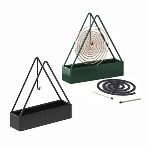 Tragbarer Moskito-Spulenhalter,xlwen 2 Stück Moskito Spulenhalter,Mosquito Coil Halter,Mückenspulenhalter,Tragbar Moskito Spulenhalter für Zuhause Camping Außenbereich von xlwen