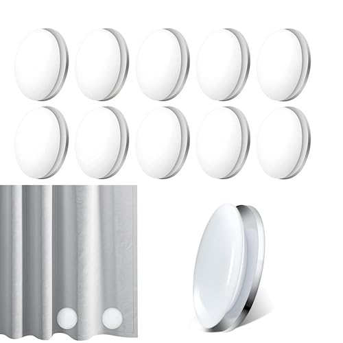 xlwen Magnet Gewichte 10 Pairs Vorhang Gewichte, Magnetische Vorhang Gewichte Geeignet für Duschabdeckungen, Vorhänge, Tischdecken und mehr. von xlwen
