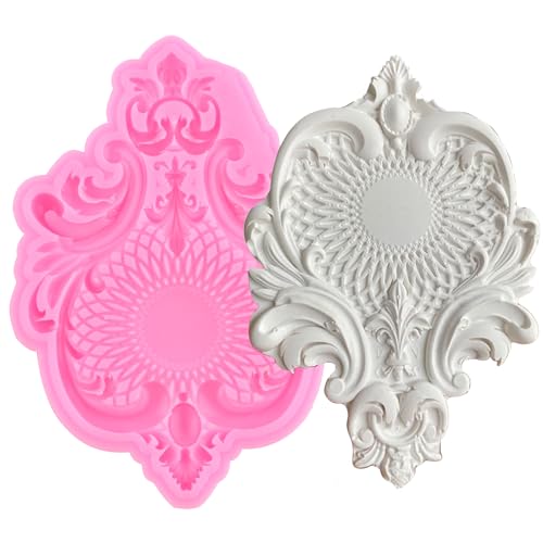 XMOLDNMS Barock Silikonform Curlicues Scroll Relief Spitze Fondant Formen für Kuchen Dekoration Cupcake Topper Süßigkeiten Schokolade Polymer Clay Gum Paste XMOLDNMS Barock Silikonform Curlicues Scroll Relief Spitze Fondant Formen für Kuchen Dekoration Cupcake Topper Süßigkeiten Schokolade Polymer Clay Gum Paste von xmoldnms