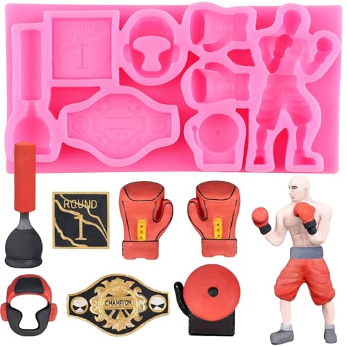 XMOLDNMS Boxen Sport Silikonform Boxhandschuhe Fondant Formen Boxer Schokoladenform für Kuchen Dekoration Cupcake Topper Candy Gum Paste Polymer Clay XMOLDNMS Boxen Sport Silikonform Boxhandschuhe Fondant Formen Boxer Schokoladenform für Kuchen Dekoration Cupcake Topper Candy Gum Paste Polymer Clay von xmoldnms