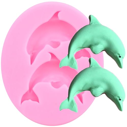 XMOLDNMS Delfine Silikon Fondant Formen Delfin Schokolade Süßigkeiten Form für Kuchen Dekoration Cupcake Topper Polymer Clay Gum Paste XMOLDNMS Delfine Silikon Fondant Formen Delfin Schokolade Süßigkeiten Form für Kuchen Dekoration Cupcake Topper Polymer Clay Gum Paste von xmoldnms