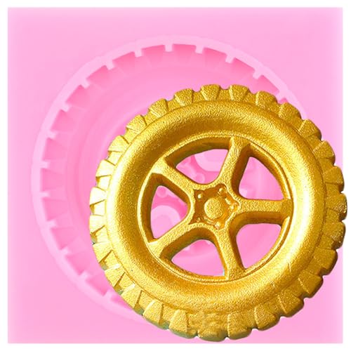 XMOLDNMS Runde 3D-Fondantform für LKW, Rad, Silikonformen, Kuchendekoration, Schokoladenform, Cupcake-Garnierung, Polymer-Ton, Gummipaste XMOLDNMS Runde 3D-Fondantform für LKW, Rad, Silikonformen, Kuchendekoration, Schokoladenform, Cupcake-Garnierung, Polymer-Ton, Gummipaste von xmoldnms