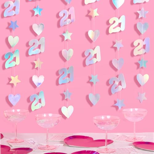 xo, Fetti 21 schillernde Girlande – 21 Party-Girlande – 21. Geburtstag Party Dekorationen Endlich 21 xo, Fetti 21 schillernde Girlande – 21 Party-Girlande – 21. Geburtstag Party Dekorationen Endlich 21 von xo, Fetti