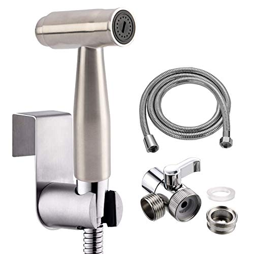 Handgehaltene Toilette Bidet Sprühkopf, mit Qualität Messing Umsteller für Küche Waschbecken oder Bad M22 X M24, Wasserhahn 2-Wege-Umsteller oder Küche/Becken/Wasserhahn von xocome