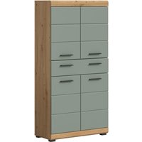 Badezimmer-Set Scout Eiche Artisan Nachbildung salbei Nachbildung B/H/T: ca. 74x141x31 cm von xonox.home
