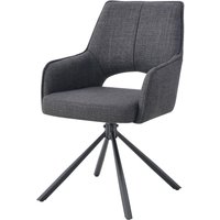 Drehstuhl JANA, 2er Set anthrazit schwarz B/H/T: ca. 57x91x64 cm Drehstuhl JANA, 2er Set anthrazit schwarz B/H/T: ca. 57x91x64 cm von xonox.home