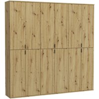 Garderobe PROJEKT Eiche Artisan Nachbildung B/H/T: ca. 183x193x34 cm von xonox.home